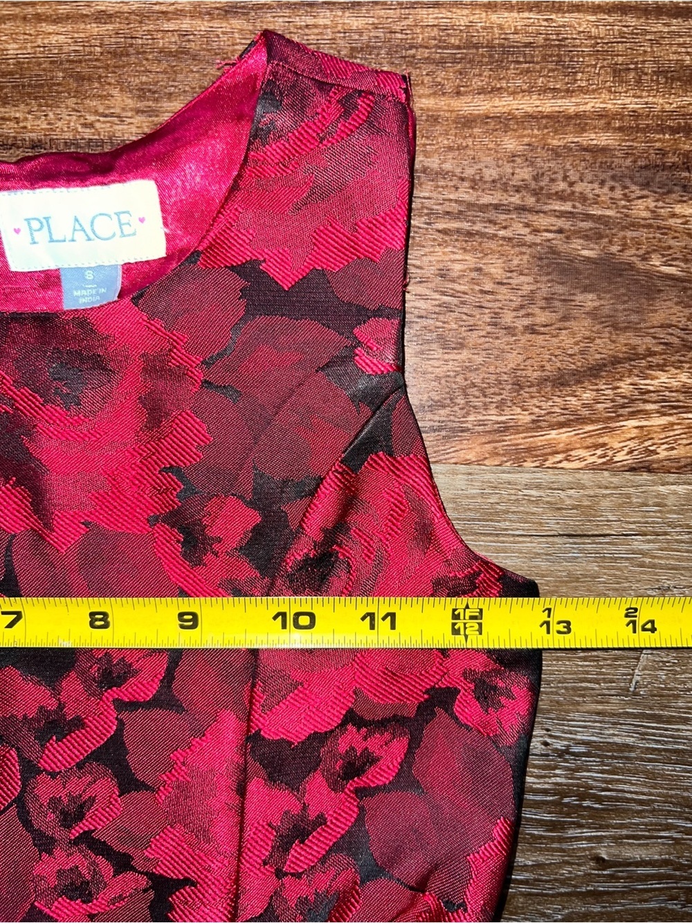 The Children’s Place Formal Floral Jacquard Dress, Size 8 - Picture 8 of 11